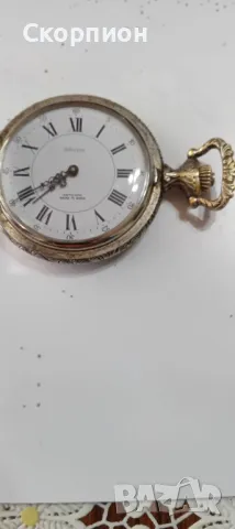 Швейцарски джобен часовник - ARVOR ANTICHOC ANCRE - 17 RUBIS, снимка 9 - Джобни - 49418171