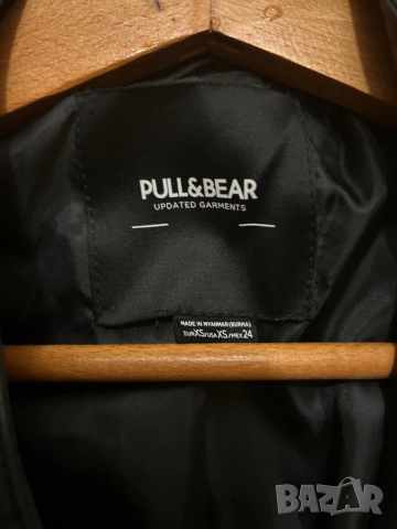 Кожено черно яке, снимка 6 - Якета - 52228479