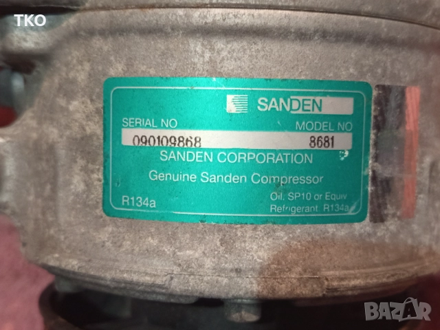Компресор климатик SANDEN 8681 за VW AUDI Seat Skoda - 2.0TDI, снимка 7 - Части - 52960788
