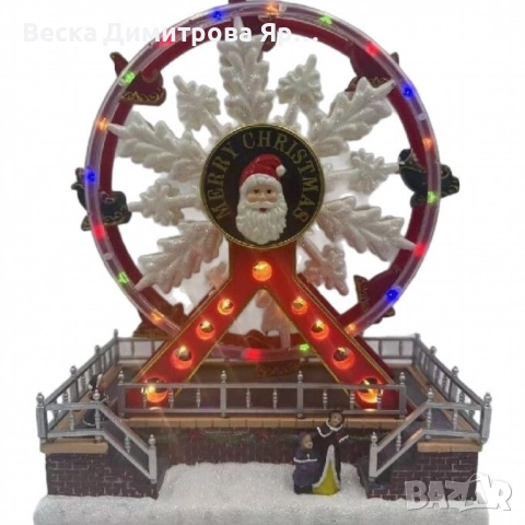 Коледно виенско колело с музика и Led светлини, снимка 3 - Други - 52276123