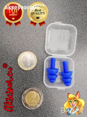 1 чифт меки силиконови тапи за уши Силикон за плуване Водоустойчиви прахоустойчиви предпазни Спортни, снимка 16 - Други - 48537365