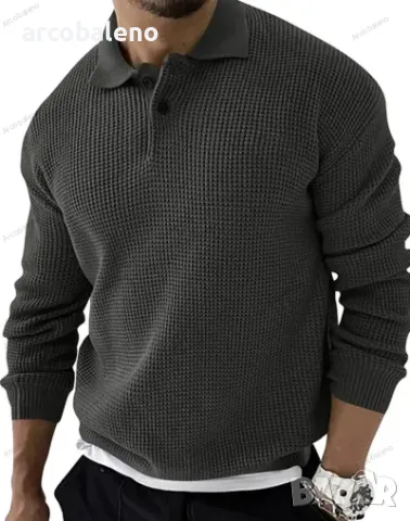 Мъжка модна преходна блуза  с дълъг ръкав, 5цвята , снимка 10 - Блузи - 47336343