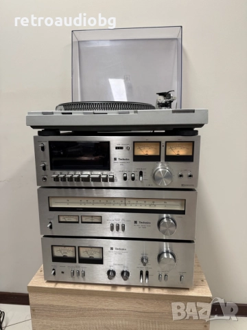 🔈Винтидж аудио сет - система TECHNICS - Усилвател, тунер, дек и грамофон🔈, снимка 3 - Аудиосистеми - 55770638