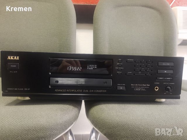 CD AKAI CD-57, снимка 1 - Ресийвъри, усилватели, смесителни пултове - 39839577