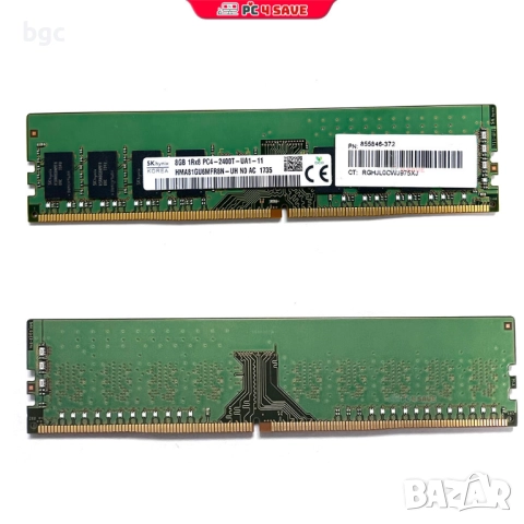 НОВА ПАМЕТ DDR4 Настолен Комп SKHynix 8GB 1RX8 PC4-2400T UDIMM NON-ECC 288Pin, снимка 2 - RAM памет - 52243987