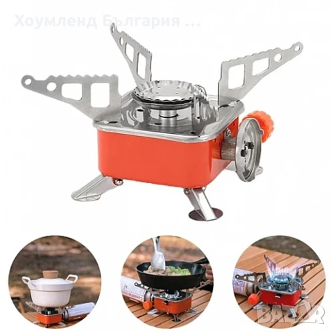 Преносим туристически газов котлон за флакон, снимка 4 - Газови котлони - 54303439