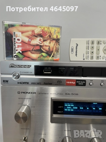 Pioneer sa 508 + Ct f 600+Dv 600av, снимка 3 - Ресийвъри, усилватели, смесителни пултове - 55787468