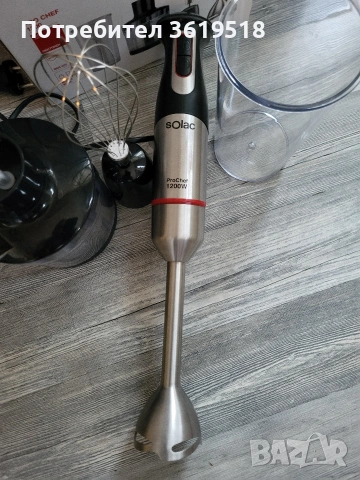 Пасатор, чопър, миксер 3в1 Solac pro chef 1200, снимка 5 - Чопъри и пасатори - 53904945