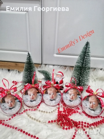 Коледни топки със снимки на най-ниски цени , снимка 16 - Други - 52822318