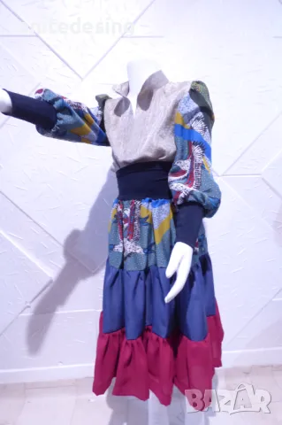 Детски костюм за ромски танци, снимка 3 - Детски рокли и поли - 49060826