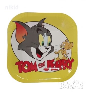 Том и Джери Tom and Jerry 10 бр парти чинии чинийки, снимка 3 - Чинии - 21572433