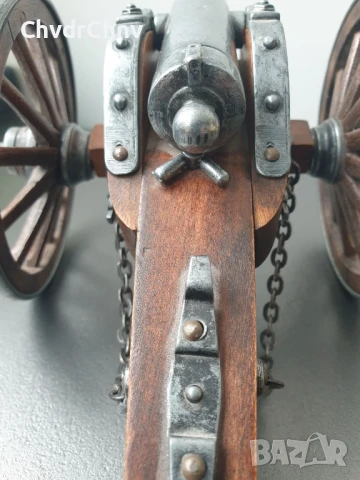 28см-1кг Dahlgren Cannon/метален стар модел на американско оръдие от гражданската война, снимка 4 - Антикварни и старинни предмети - 50471300