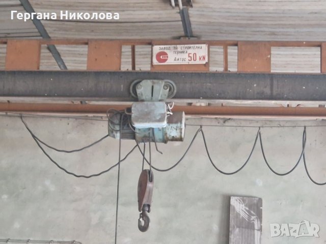 Метална конструкция с кран , снимка 3 - Друго търговско оборудване - 39320849