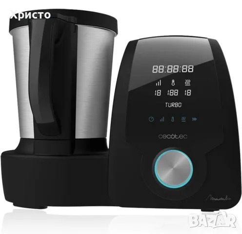 Кухненски робот Cecotec Mambo Black 04104, 1700W, 23 функции, 3.3L, MamboMix
