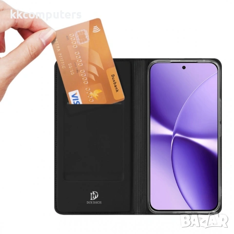 DUX DUCIS Skin Pro Кожен Калъф за Xiaomi Redmi Turbo 5 Max 5G - Слот за карта, Стойка, Скрит магнит,, снимка 3 - Калъфи, кейсове - 54344301