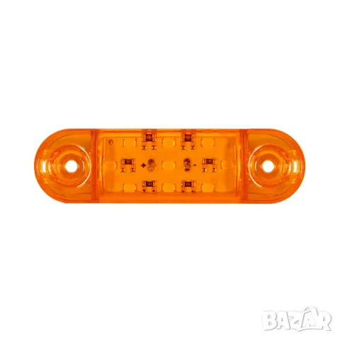 LED габарит 9 LED 84 mm 12-24V с жълта светлина