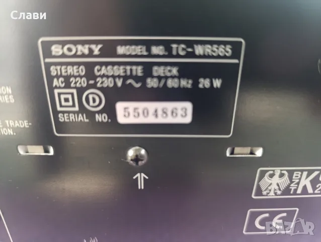 Двукасетъчен Дек SONY TC-WR565, снимка 3 - Декове - 55966213