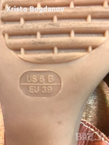 Дамски кожени сандали ,,Hush Puppies” номер 39, снимка 5 - Сандали - 29527119