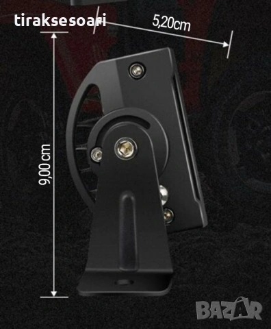 81см 585W 9D LED bar три реда – 48800lm мощен прожектор за джип, камион и техника, снимка 3 - Аксесоари и консумативи - 53991011