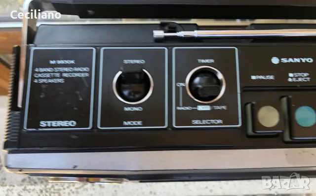 радиокасетофон SANYO M-9930K, снимка 10 - Радиокасетофони, транзистори - 56243514