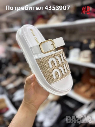  Miu Miu дамски чехли, снимка 1