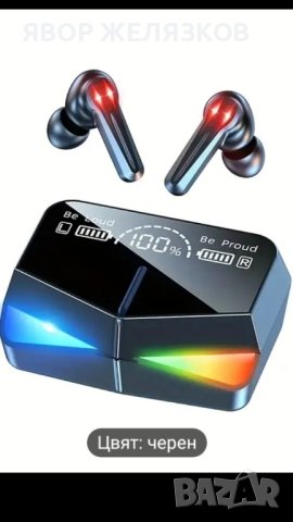 Безжични Bluetooth слушалки с интелигентен цифров дисплей

