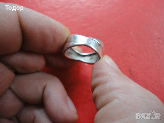 Страхотен сребърен пръстен 5 , снимка 8 - Пръстени - 54080096