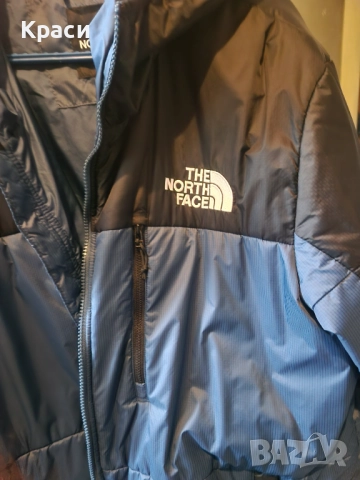 The North Face Himalayan Light Synthetic Hooded яке с цветова комбинация от синьо и черно. , снимка 3 - Якета - 52966174