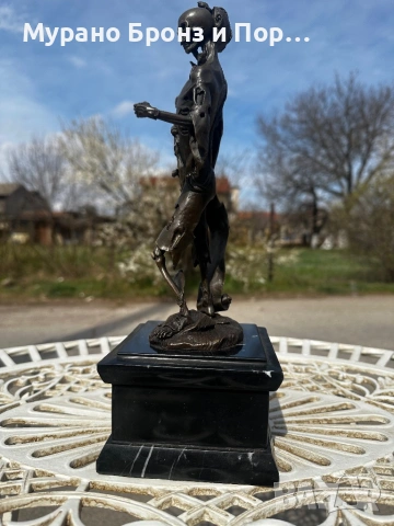 Масивна бронзова скулптура "Антропоморфен шкаф" (по Салвадор Дали) – 34 см, 3.7 кг, снимка 6 - Статуетки - 53981827