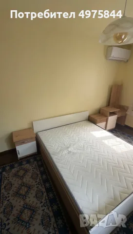 Чисто нова спалня с матрак, гардероб, две нощни шкафчета, тоалетка
