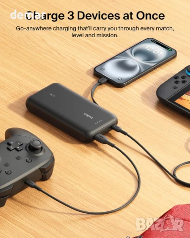 Belkin външна батерия за Nintendo Switch 2, 30W USB-C кабел 20000 mAh, снимка 4 - Външни батерии - 51298432
