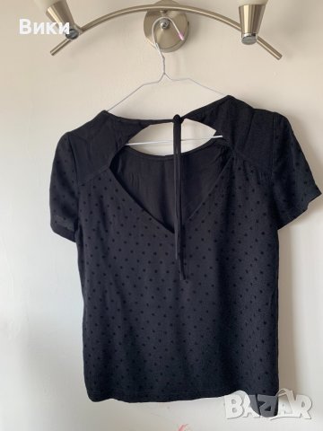 Нова черна дамска блуза, снимка 7 - Тениски - 40065104