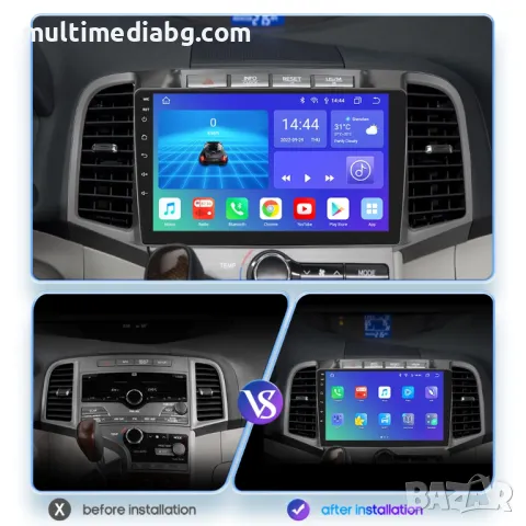 Toyota Venza 2008 - 2016 Мултимедия Навигация Android, снимка 2 - Аксесоари и консумативи - 50034464
