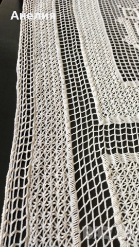 Покривка много голяма ръчно оплетена , снимка 7 - Декорация за дома - 52942770