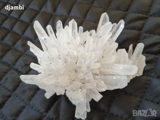 № 141,Кварц,Кварцова друза,Кварц със сфалерит,Кристали,Минерали,Родопи,, снимка 3 - Декорация за дома - 47671456