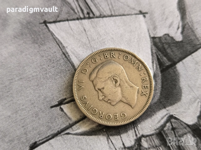 Монета - Великобритания - 2 шилинга | 1950г., снимка 2 - Нумизматика и бонистика - 54240394