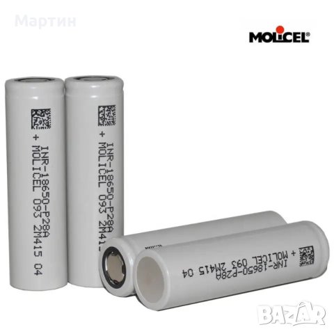 Батерия Molicel P28A 18650 2800mah 35А - НОВИ, снимка 5 - Друга електроника - 44451916