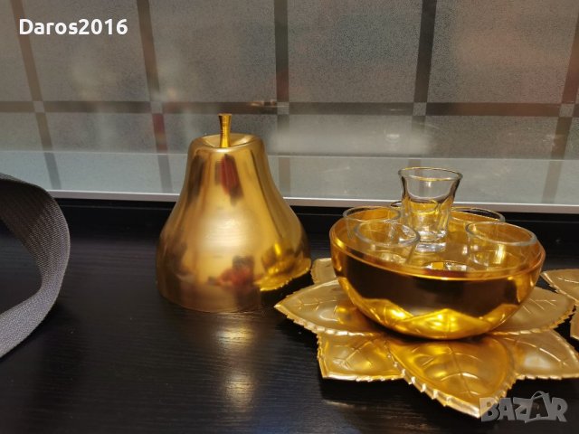 Комплекти чаши за ром, алуминий, снимка 11 - Антикварни и старинни предмети - 39829892