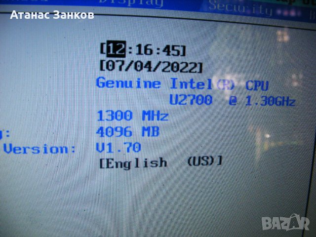 Лаптоп за части Toshiba Satellite T110 -107, снимка 11 - Части за лаптопи - 34952691