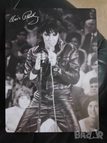 Elvis Presley Vintage Metal Sign-30 на 40 см