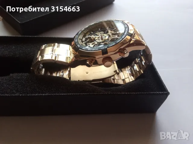 Луксозен механичен мъжки часовник , снимка 4 - Мъжки - 50066132