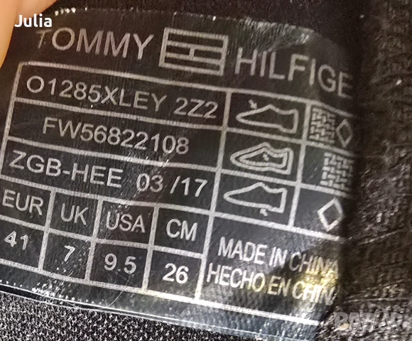 Боти Нови Tommy Hilfiger Oxley, снимка 3 - Дамски боти - 54246122