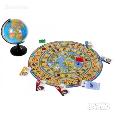  Образователна игра Околосветско пътешествие II , снимка 3 - Образователни игри - 54289663