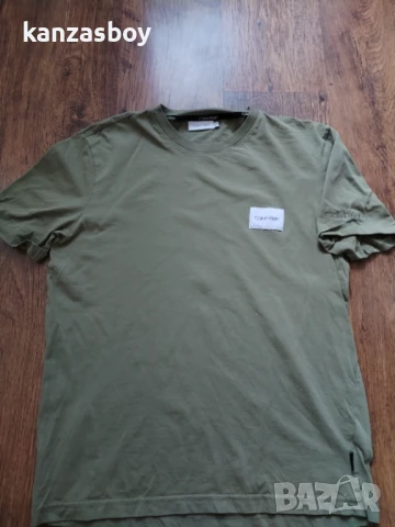 calvin klein - страхотна мъжка тениска КАТО НОВА М, снимка 5 - Тениски - 51373776