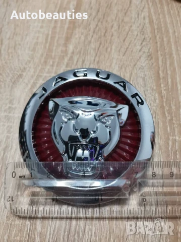 червена емблема Jaguar голям размер, снимка 2 - Аксесоари и консумативи - 35155019