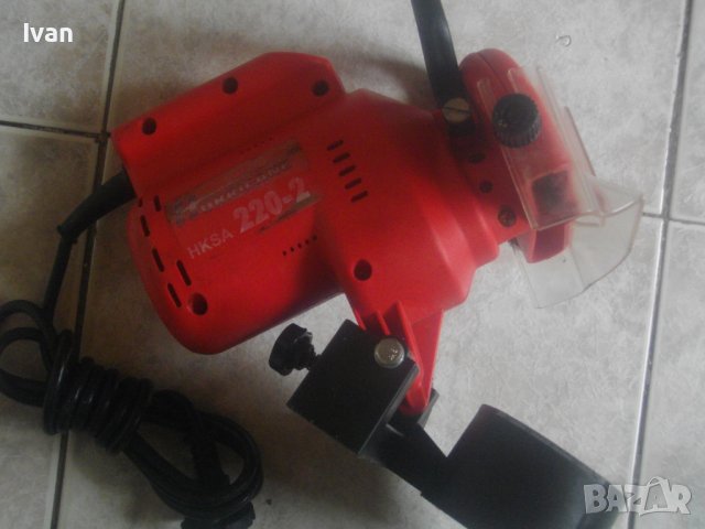 220-180 Вата-Ел.Машина Заточване Вериги-Немска-Професионална-ATIKA-Без Диск/CMI-Нова-Отлична, снимка 16 - Други инструменти - 37185039