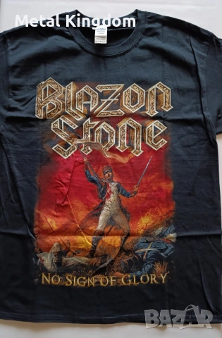 Blazon Stone - No Sign Of Glory (T-Shirt, Size - L) NEW Heavy/Power Metal