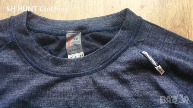 NORHAIM 70% Merino Wool Thermo Underwear размер XS термо блуза 70% Мерино вълна - 1642, снимка 4 - Екипировка - 52777518
