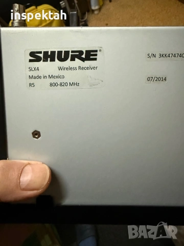SHURE SLX4, снимка 7 - Микрофони - 53719778