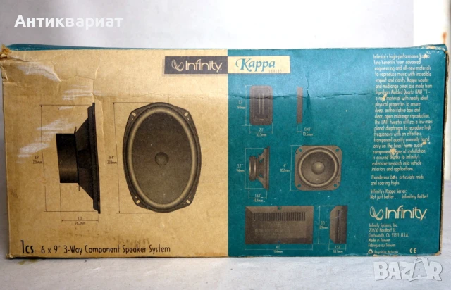 Висок клас комплект говорители за кола INFINITY KAPPA 1 CS, снимка 2 - Аудиосистеми - 50878592